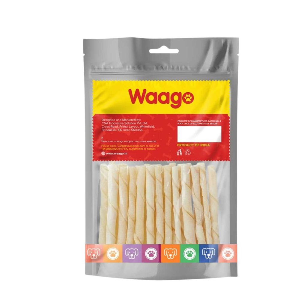 Waago Dog Chew Twisted Sticks 250 gm view 2