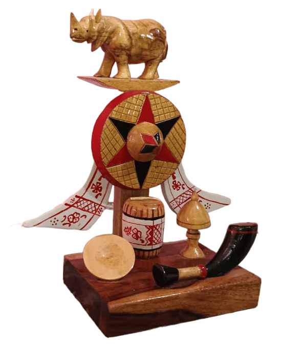 Assamese Heritage Wooden Momento view 2