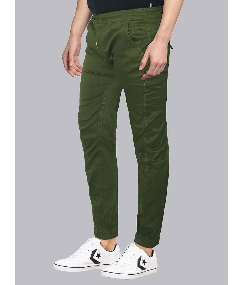 Urban Legends Regular Flat Men's Joggers - Green ( Pack of 1 ) view 2