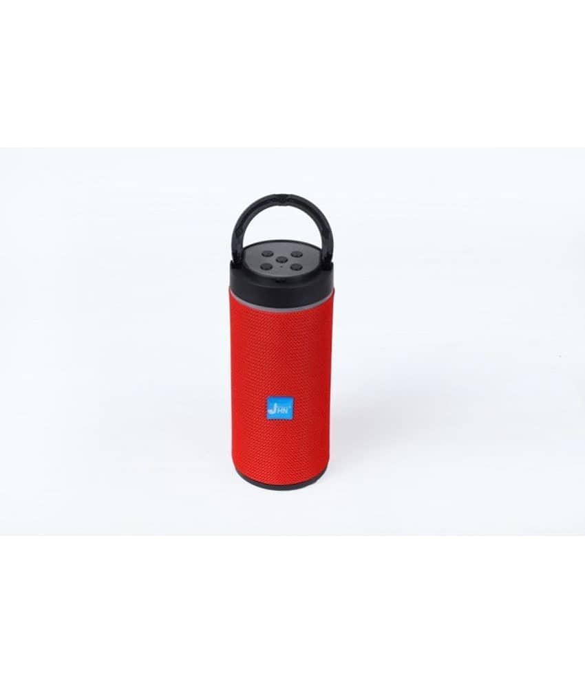 jhn JHN-124 10 W Bluetooth Speaker Bluetooth v5.0 with USB,SD card Slot Playback Time 8 hrs Black-Green view 2