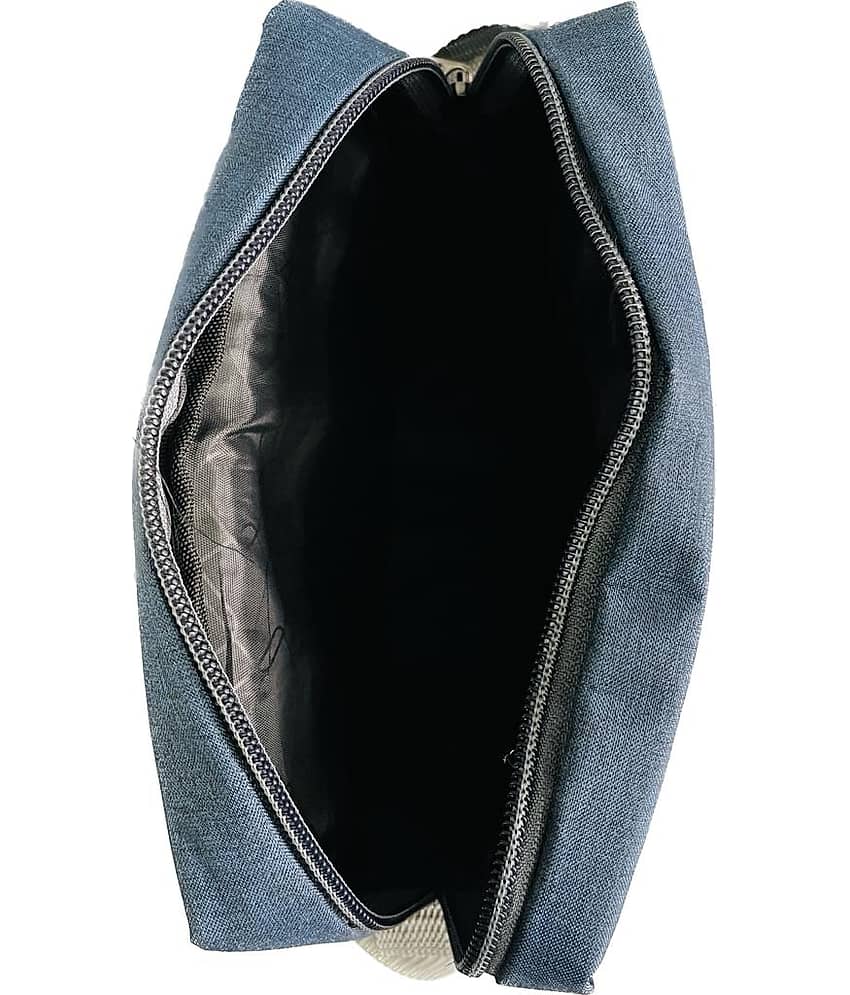 Da Tasche - Blue Solid Messenger Bag view 2