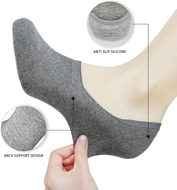 SSB Effortless Style Comfort No-Show Loafer Socks for Every Step|Multicolor|PACK OF 5 SOCKS view 2