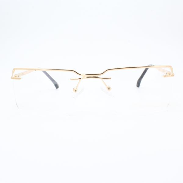 Lensoz Elite X Luxe Rimless Rectangle - Narrow - Golden view 2