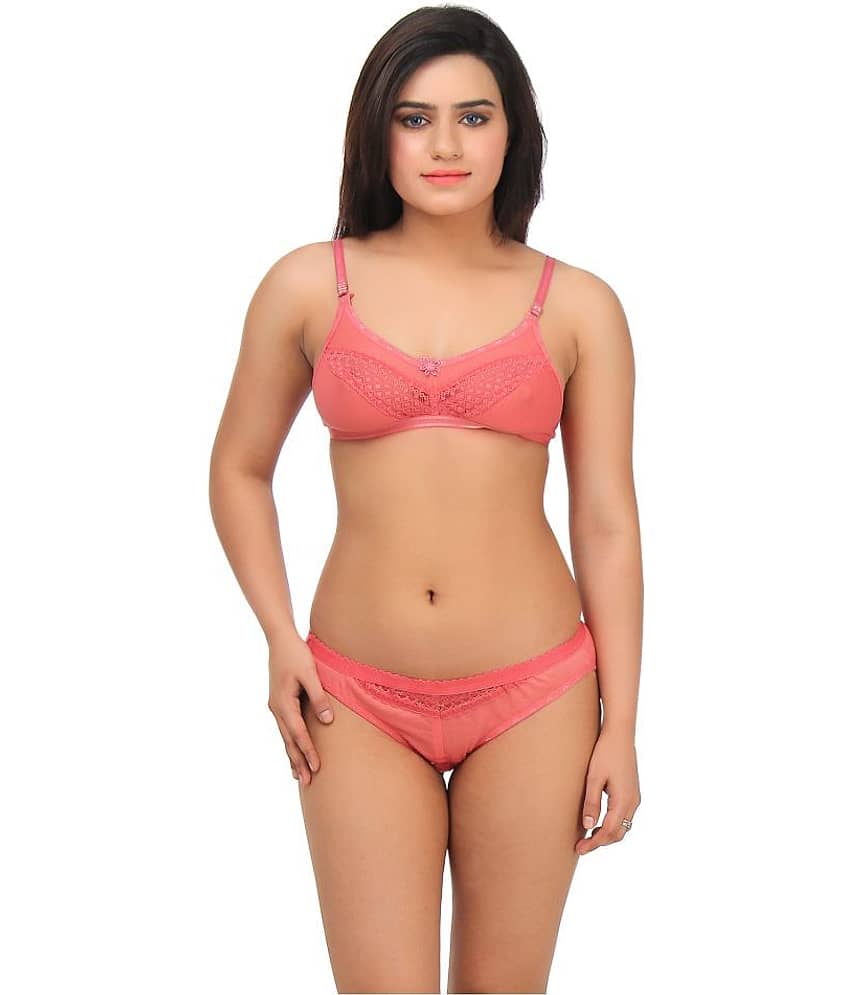TCG Multi Color Cotton Lycra Bra & Panty Set view 2