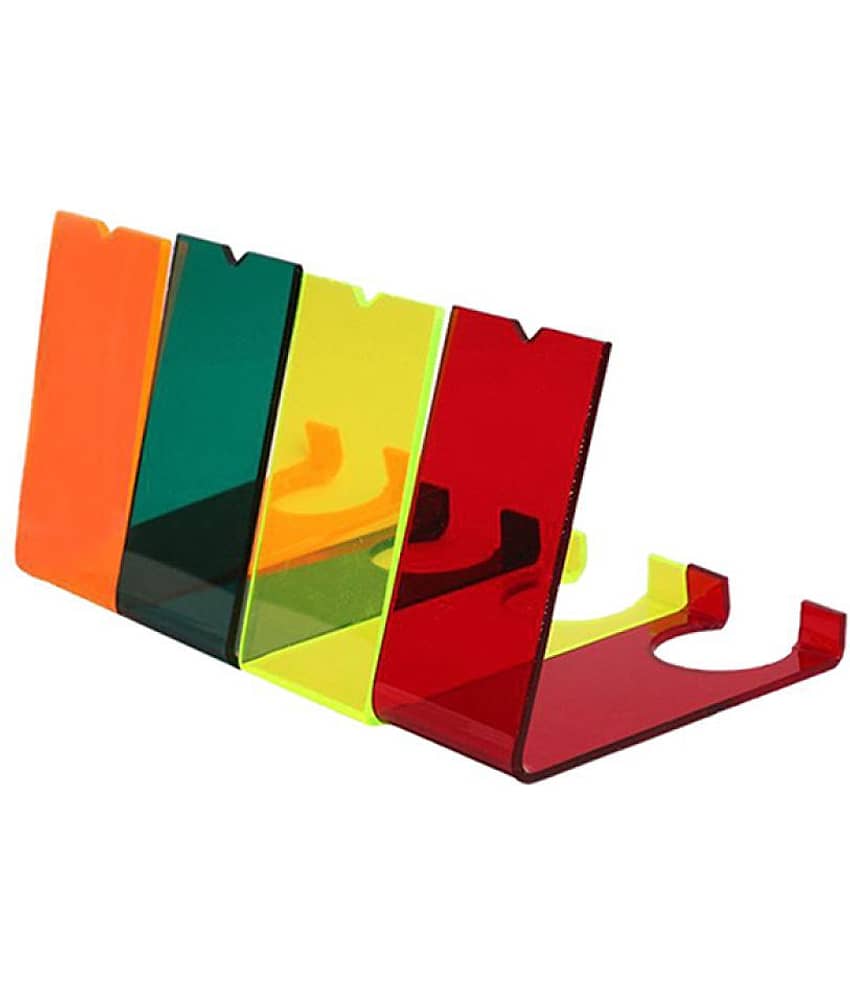 Rasper Multicolour Acrylic Footwear Display Stand - Pack of 12 view 2