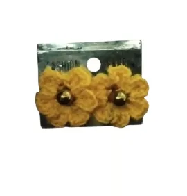 Handmade Crochet Floral Earrings - Lightweight Boho Jewelry
