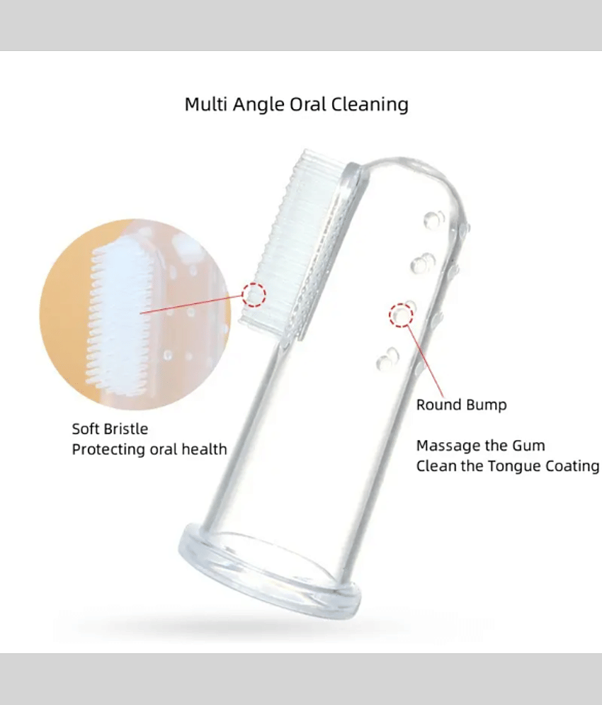 KALRA MAGIC Multi-Colour Silicone Baby Toothbrush ( 1 pcs ) view 2