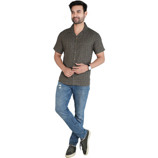 Ecostyle cubic collar short sleeves shirt view 2