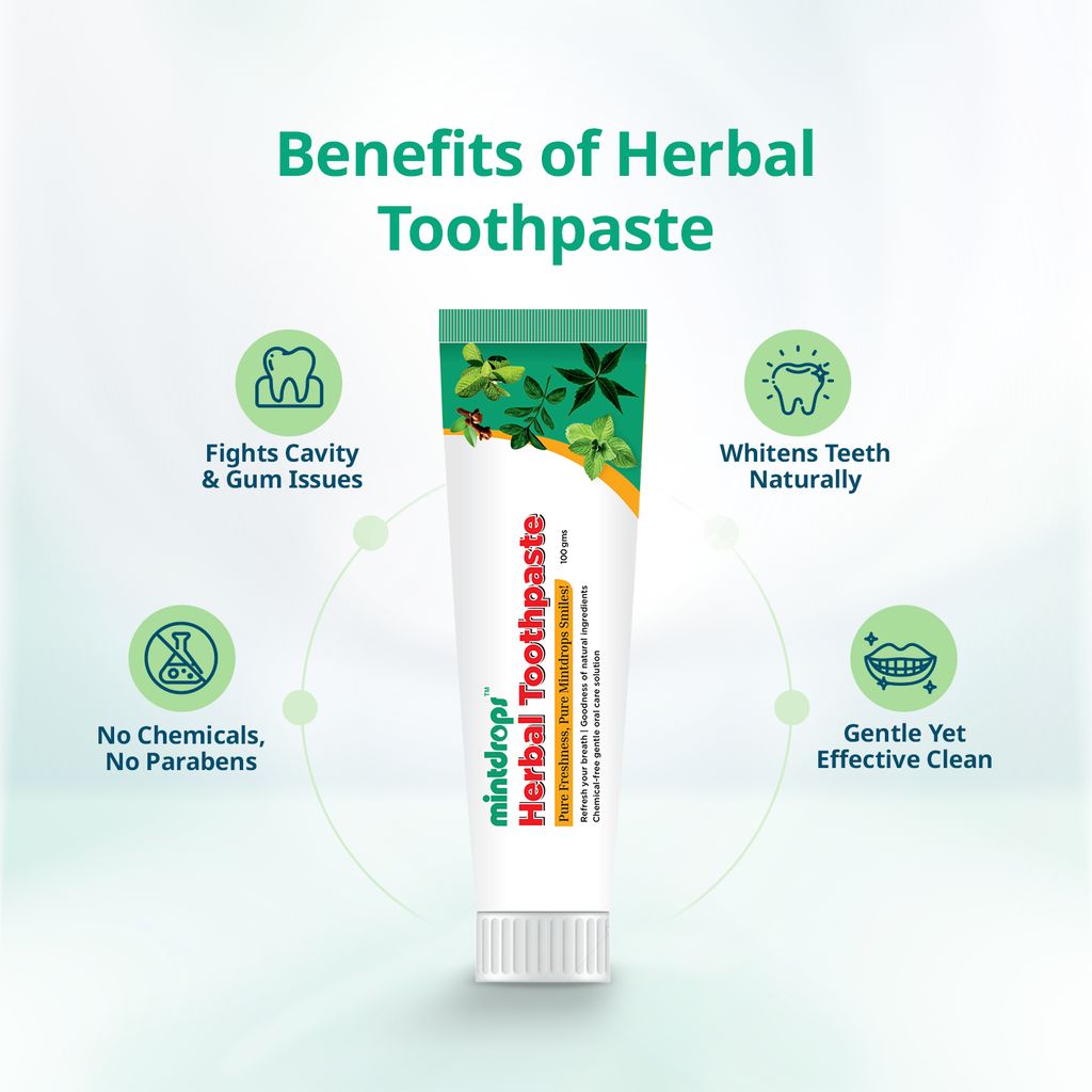 Mintdrops Herbal Toothpaste view 2