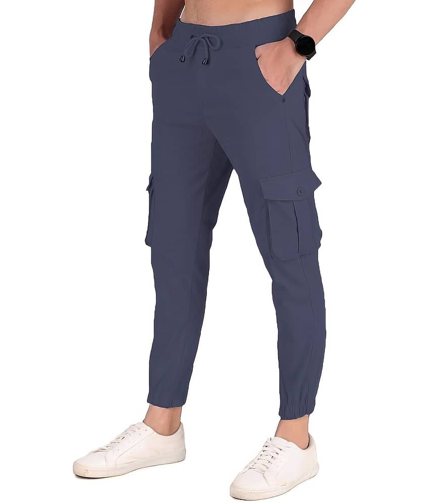 Reoutlook Slim Flat Men's Cargos - Green ( Pack of 1 ) view 2