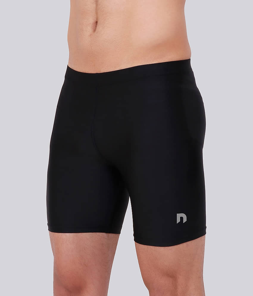 NEVER LOSE Black Polyester Men's Cycling Shorts ( Pack of 3 ) view 2