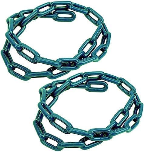 REZNOR Heavy Duty Thermoplastic Coated Metal Link Chain Set for Hammock Swing Indoor Outdoor view 2