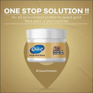 Quest gold face pack60gm(pack of 2) view 2