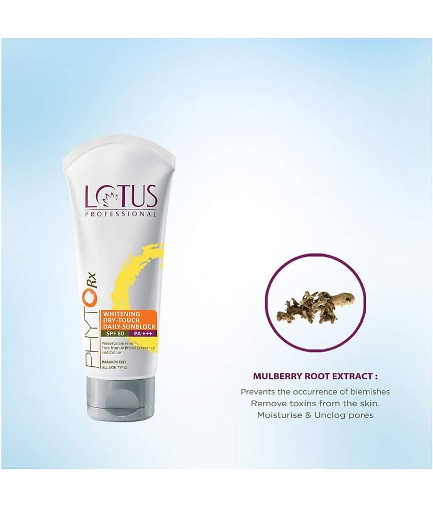Lotus Professional PhytoRx Whitening Dry-Touch SPF 80 PA+++ 50g view 2