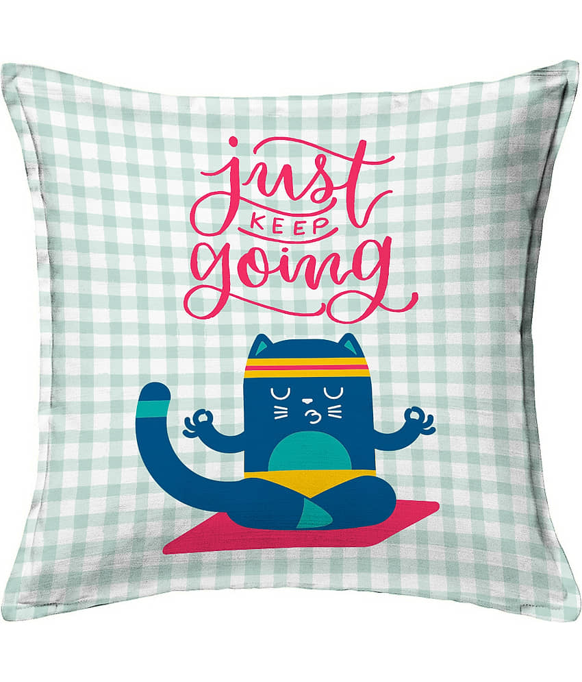 Houzzcode Single Green Pillow Cover view 2