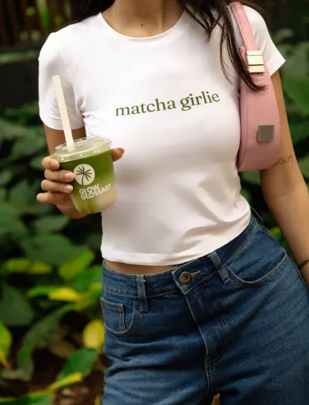 Matcha Girlie Baby Tee view 2