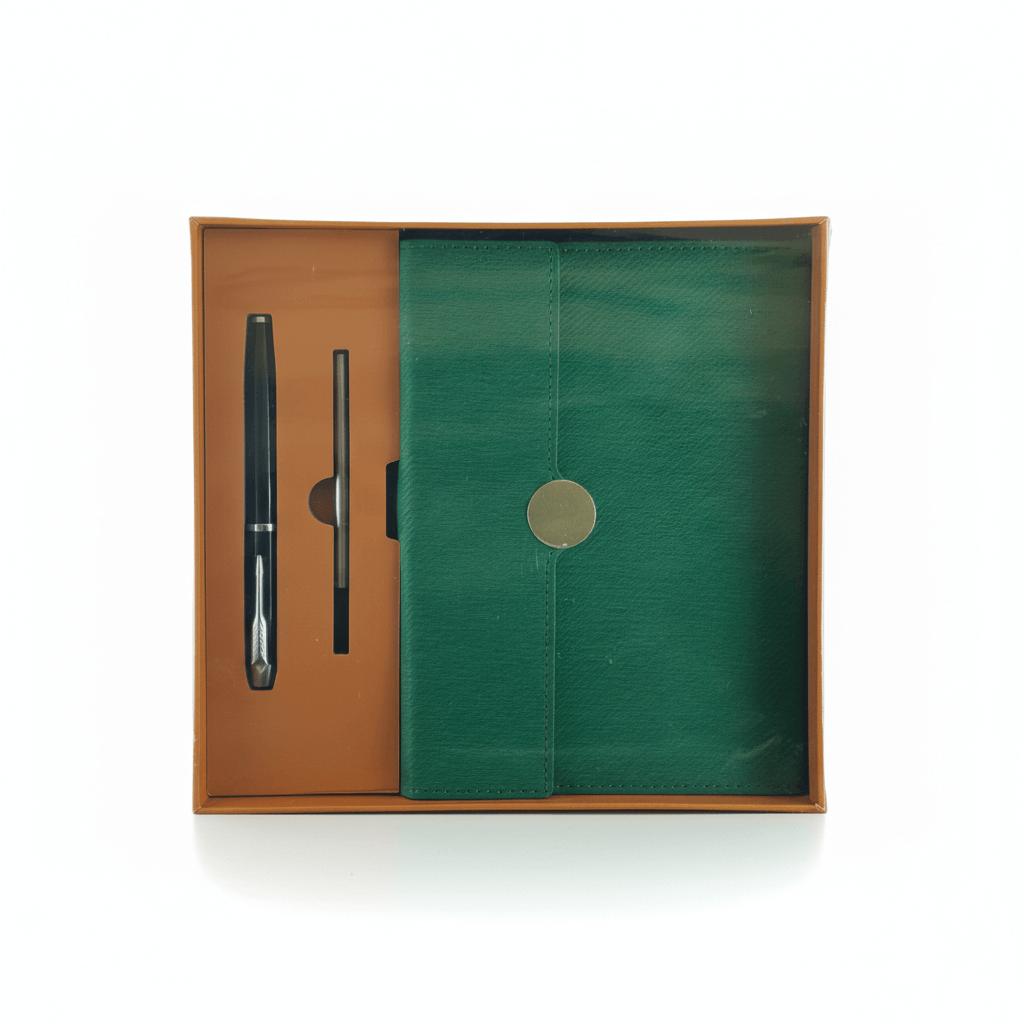 Colourful Office Diary Gift Set Green MRP 899