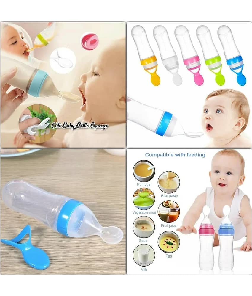 Qin Pin 90 Multicolor Feeding Bottle ( Pack of 1 ) view 2