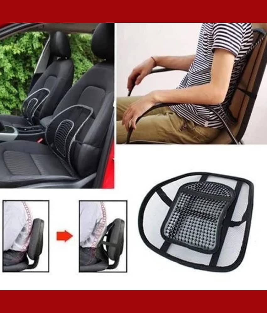 SKYVILLA Accu Pressure Bead Back / Lumbar Support Single Black view 2