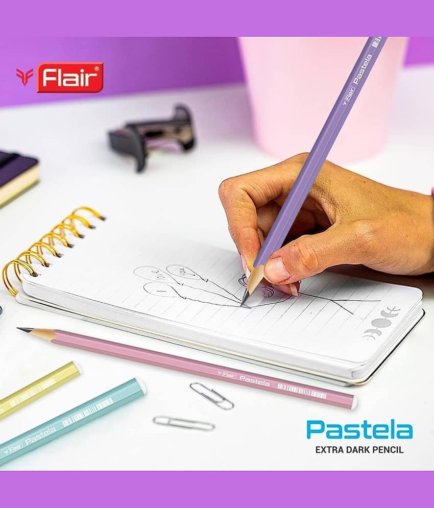Flair Creative Pastela Wooden Pencils – Pack of 50 view 2