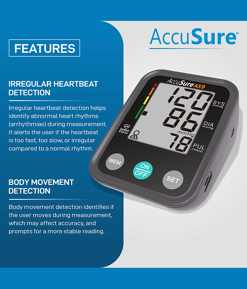 ACCUSURE Automatic Upper Arm Monitor view 2