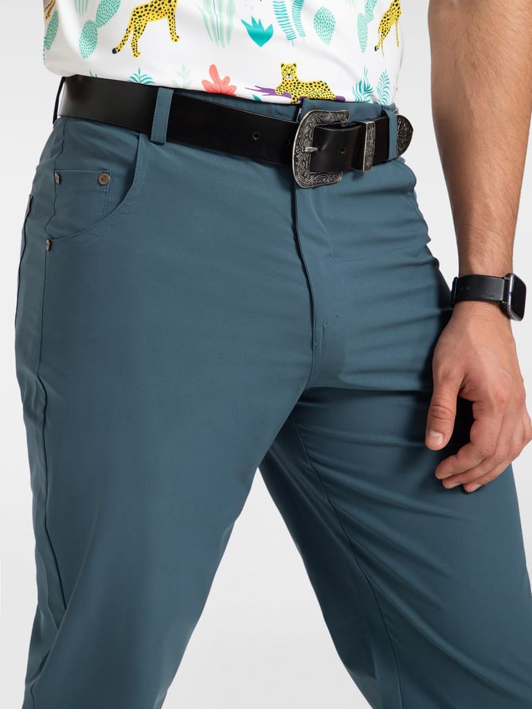 (SLIM FIT) AH Mechanical Stretch Botanical Grey Golf Pant view 2