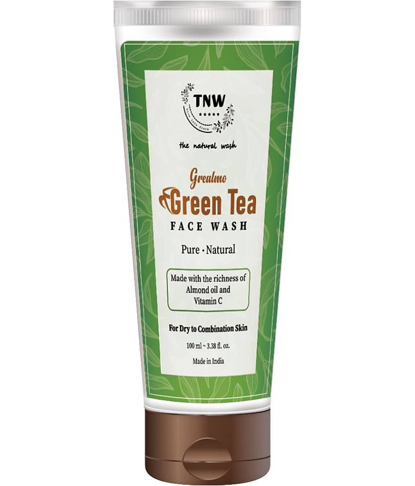 TNW - The Natural Washgreen Tea Face Wash For Dry Skin, 100Ml view 2