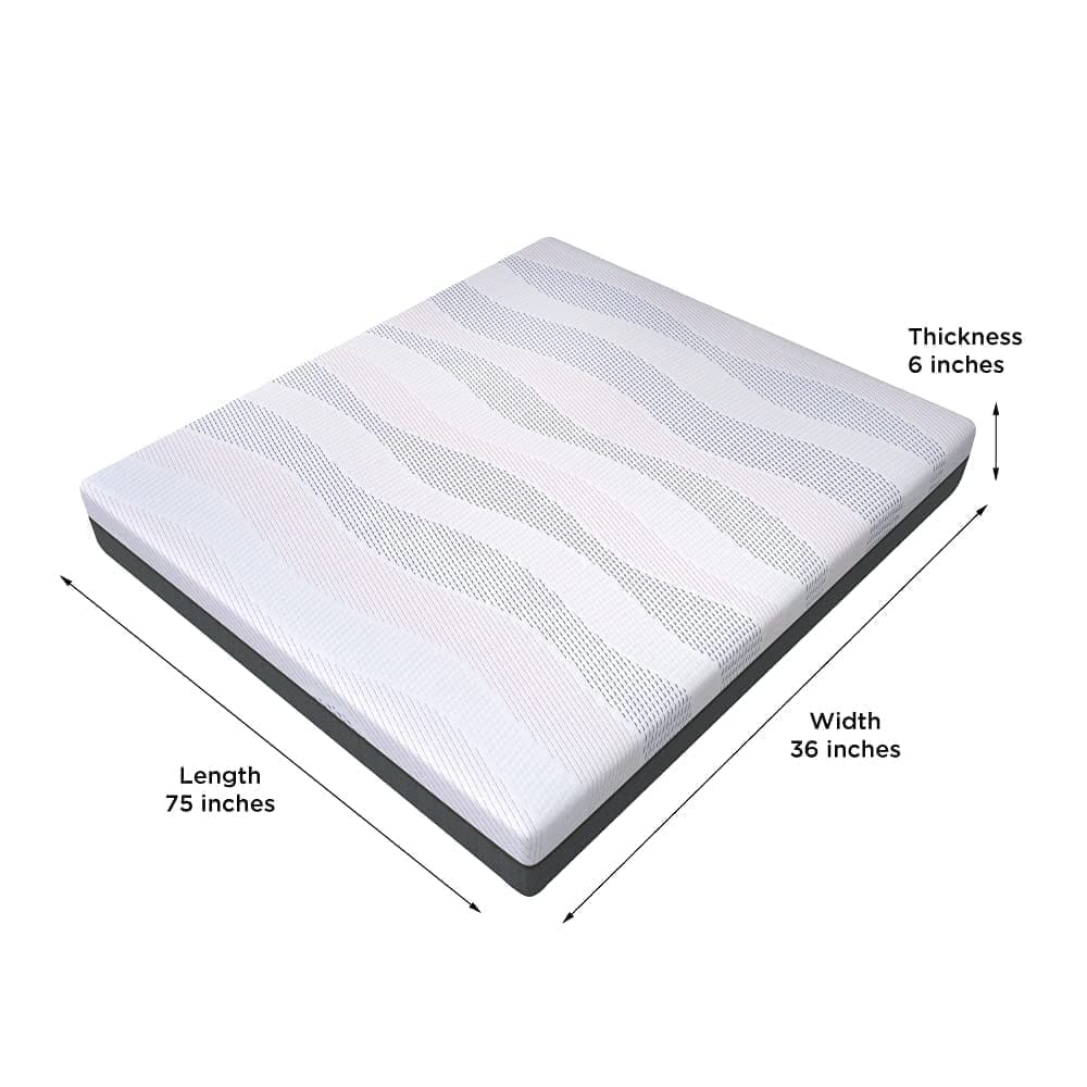 Centuary Mattresses Sleepables 6 Inch Bonnell Spring King/Queen/Double/Single Size Mattress with Antimicrobial Foam view 2
