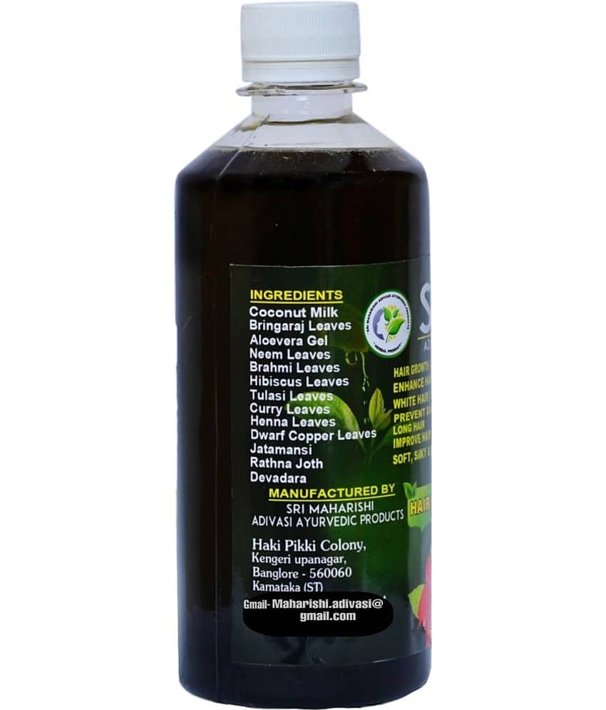 SRI MAHARISHI ADIVASI AYURVEDIC PRODUCTS - HERBAL PRODUCT - Hair Growth Coconut Oil 100 ml ( Pack of 1 ) view 2