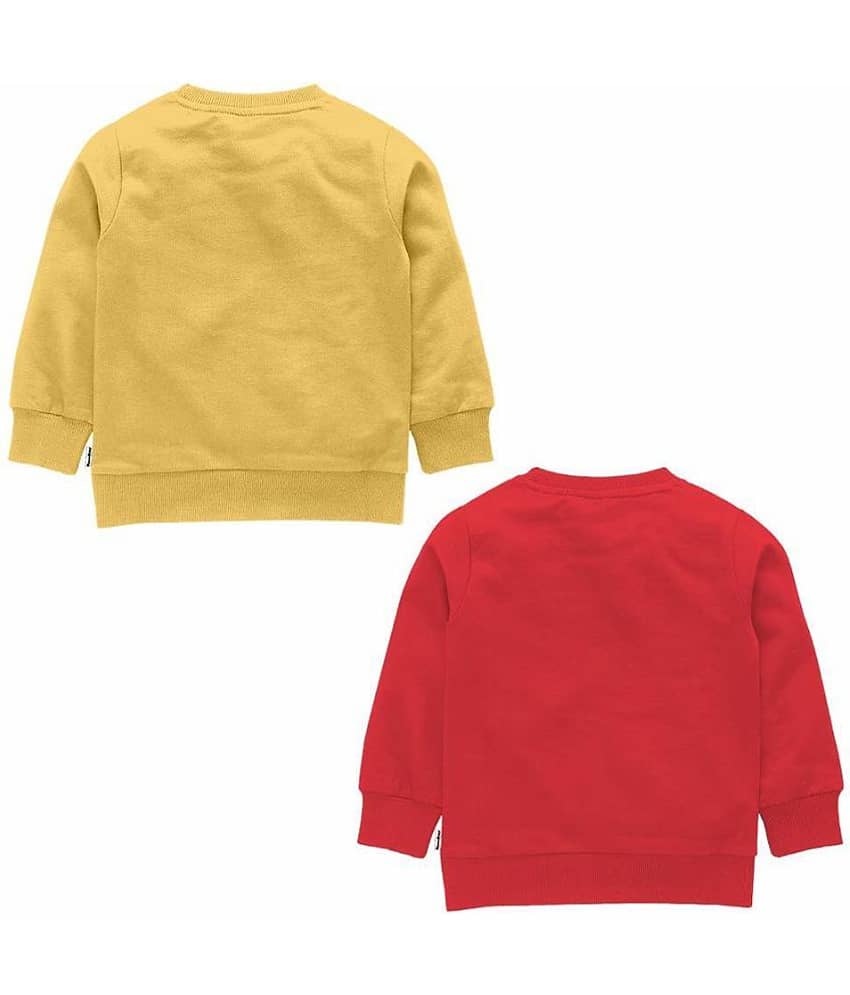 NammaBaby Pack of 2 Girls Cotton Blend Sweatshirt ( Multi Color ) view 2