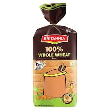 Britannia 100% Whole Wheat Bread 400gm
