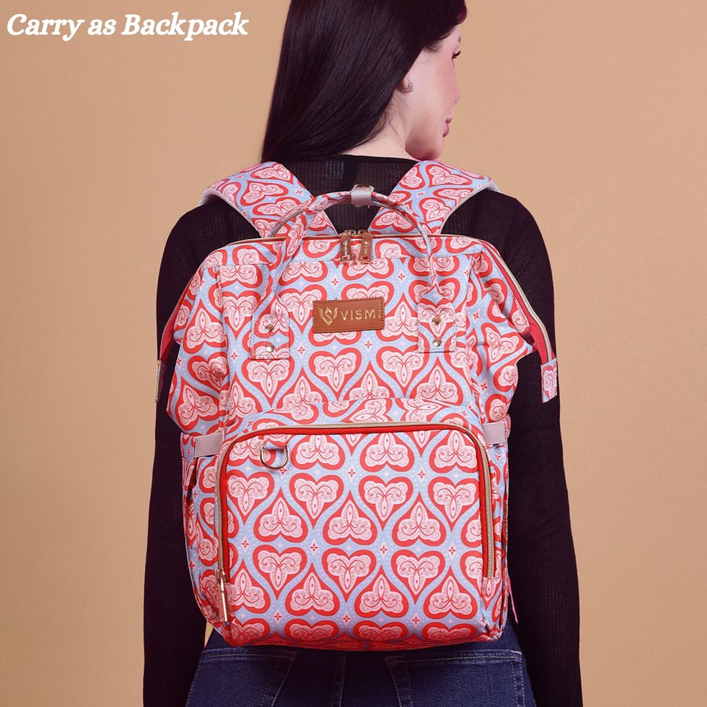 VISMIINTREND Diaper Backpack for Mother | Water Resistant | Anti Theft | Maternity Travel Backpack | Baby Shower Gift for | Girl | Boy view 2