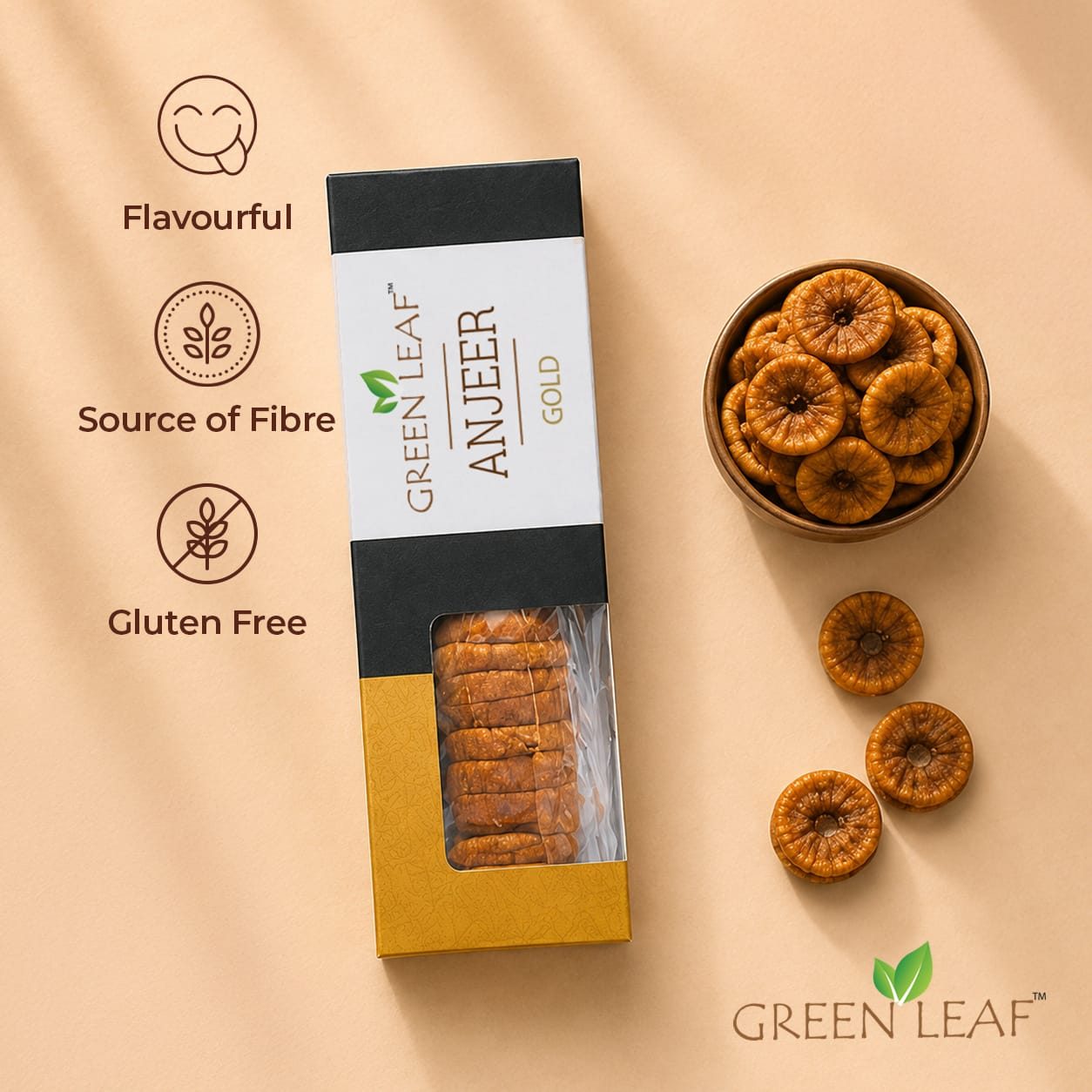 Green Leaf Anjeer Gold - 250g
