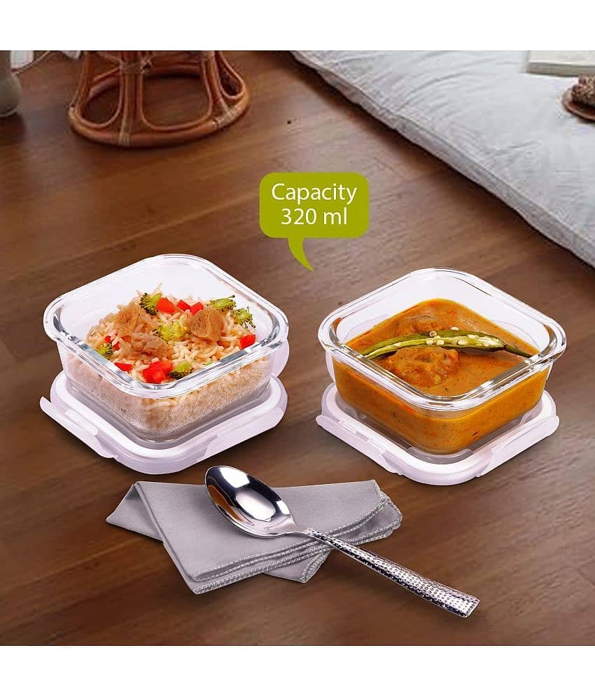 Oliveware - Glass Lunch Box 2 - Container ( Pack of 1 ) view 2