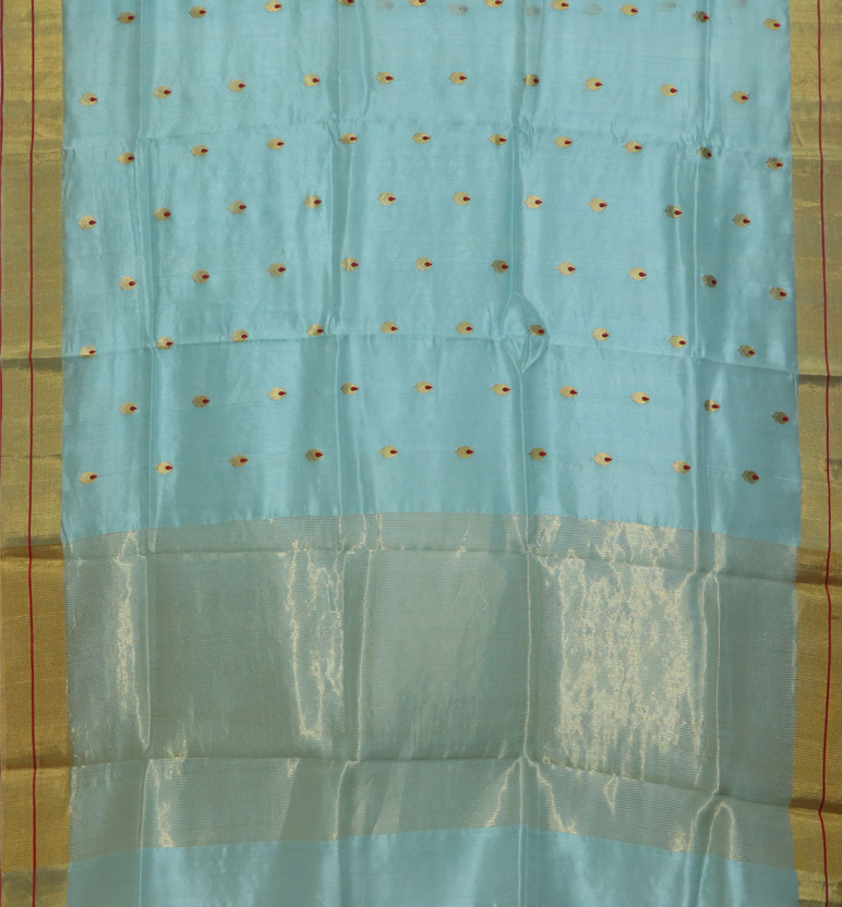 Handloom Chanderi Silk Saree view 2