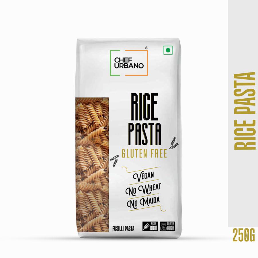 Chef Urbano Combo Pasta Rice Fusilli Pouch 250 Gms Pack Of 2 view 2