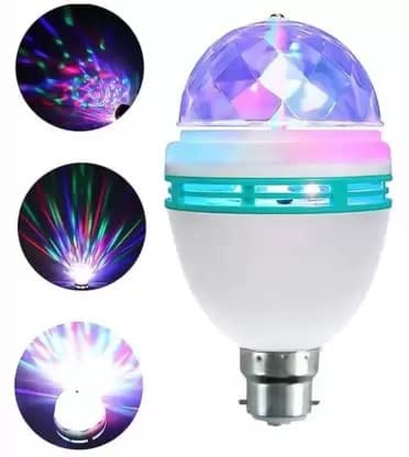 Elecsera Diwali Light Rotating Project LED Crystal Bulb Magic Disco Light Night Lamp for Party view 2