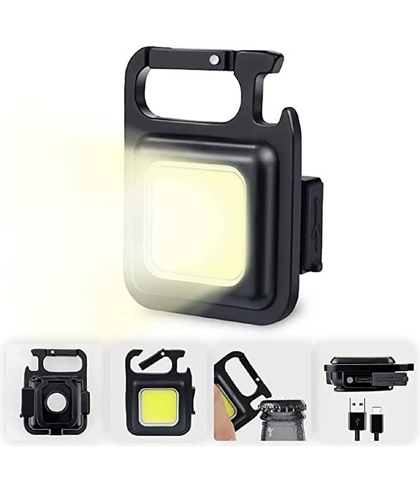 JMALL Mini Rechargeable Flashlight Bracket Bottle Opener LED Keychain - 1P view 2