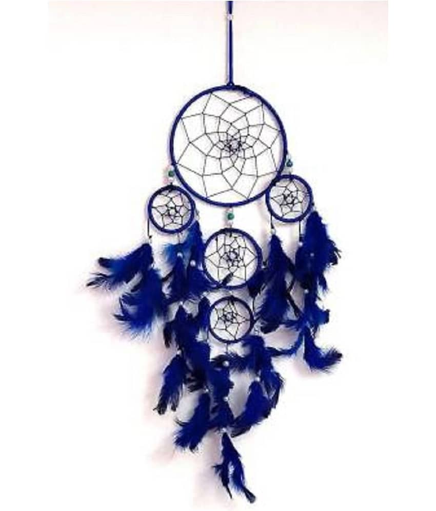 new lucky Feather Multicolour Dream Catcher - Pack of 1 ( X cms )