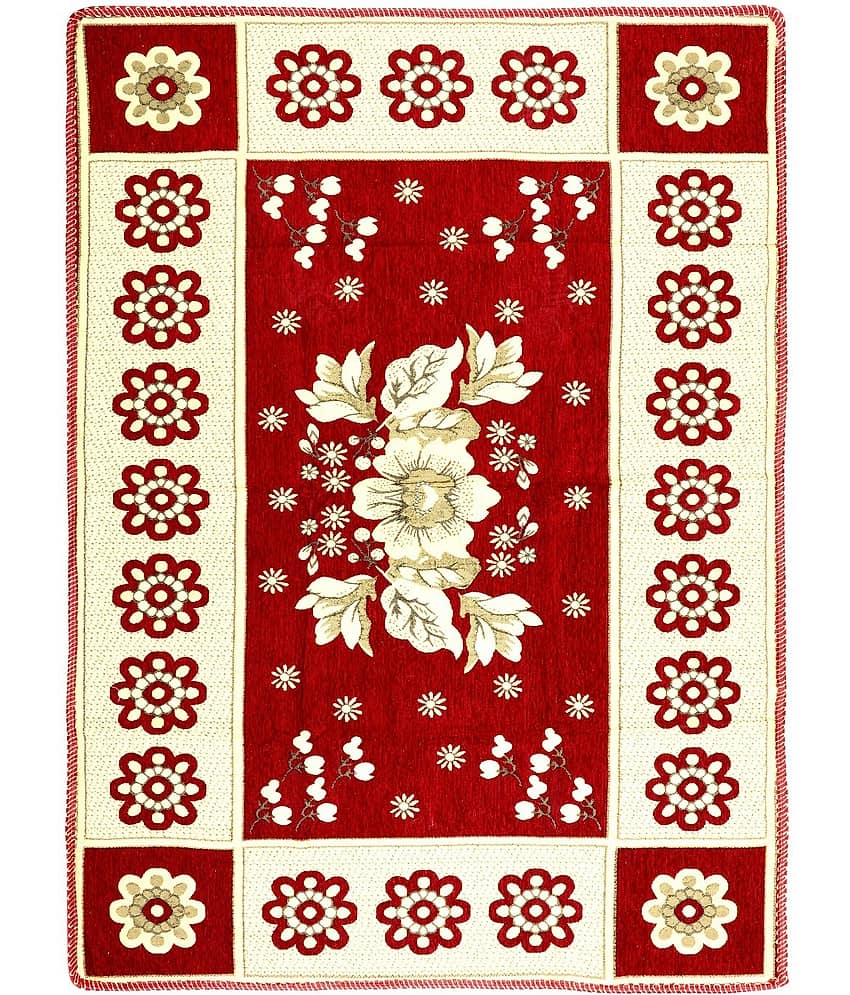 BELLA TRUE - Multicolor Chenille Table Cover (Pack of 1) view 2