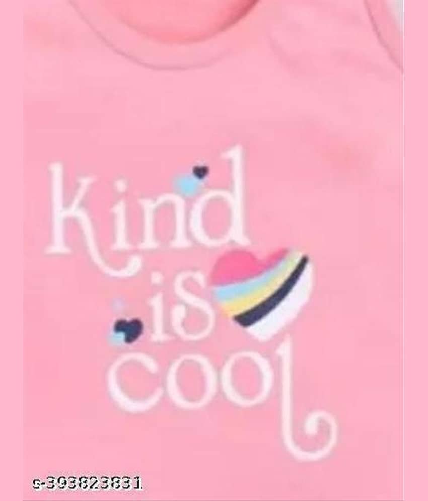 ODIMENT Pack of 1 Girls Cotton Blend T-shirt & Shorts ( Multicolor ) view 2