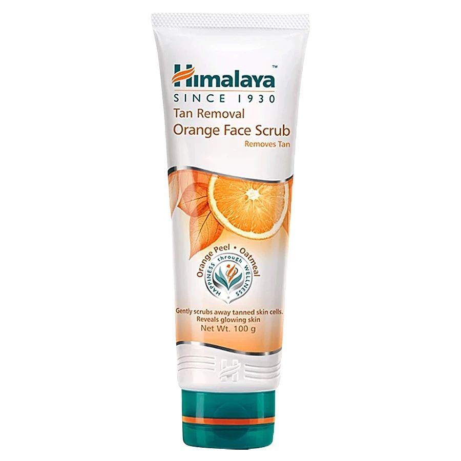 Himalaya Tan Removal Orange Face Scrub, 100 G view 2