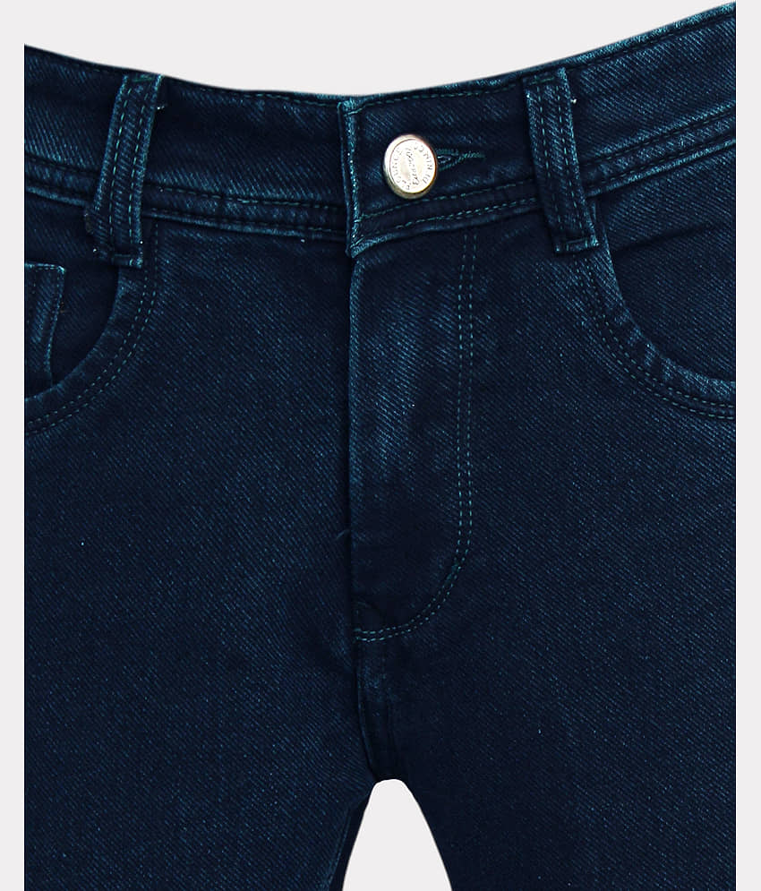 plounge Slim Fit Clean Look Men's Jeans - Navy Blue ( Pack of 1 ) view 2