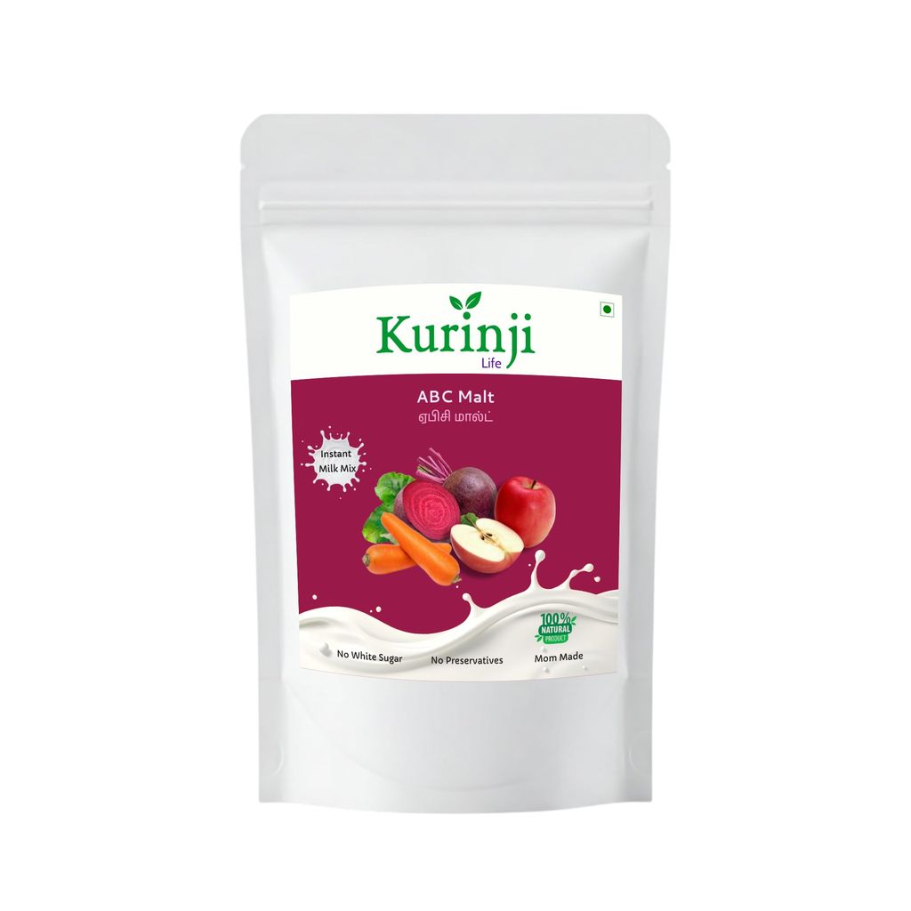 Kurinji Life ABC Malt (Apple, Beetroot, Carrot) – Instant Health Drink | Boosts Immunity, Enhances Vision, Improves Digestion & Supports Skin Health | Rich in Vitamins, Fiber & Antioxidants | 200g view 2