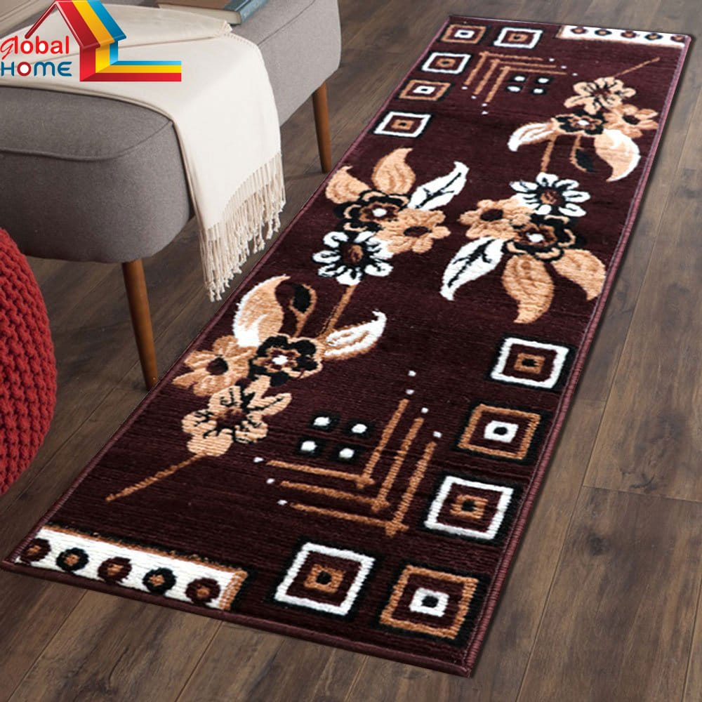 Good Price Multicolor Modern Long Lasting, Washable Rugs / Carpet / Floor mat/Runner for Bedroom / Living Room / Drawing Room - by Global Home Tex