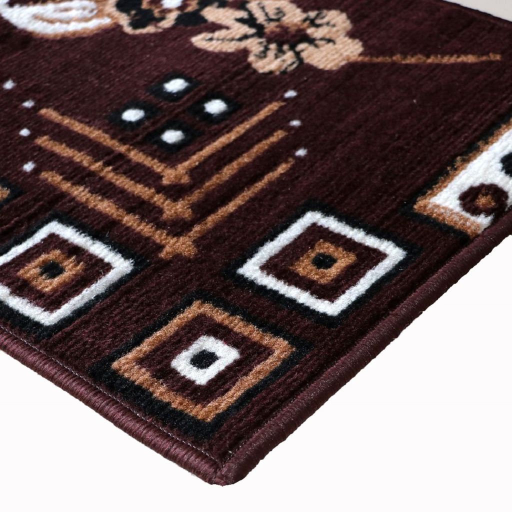 Good Price Multicolor Modern Long Lasting, Washable Rugs / Carpet / Floor mat/Runner for Bedroom / Living Room / Drawing Room - by Global Home Tex view 2