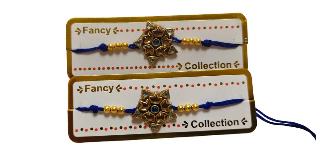 Rakhi with Blue Thread (Pack of 2)