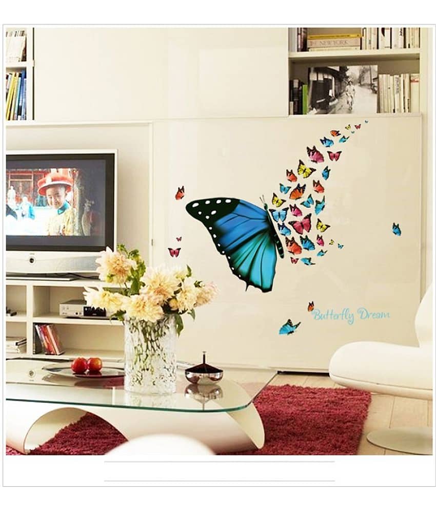 Jaamso Royals Wall Sticker - Nature Design PVC Vinyl Multicolour Wall Sticker - Pack of 1 view 2