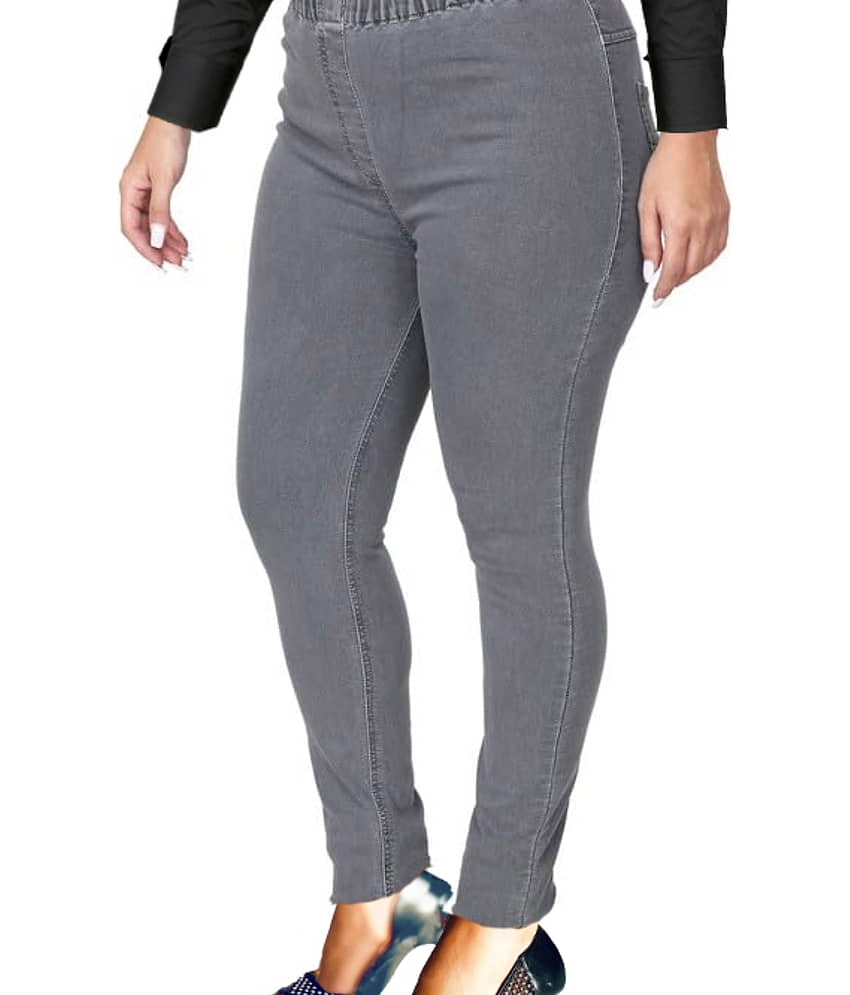 CIEARO VINTAGE - Denim Lycra Skinny Fit Black Women's Jeggings ( Pack of 1 ) view 2