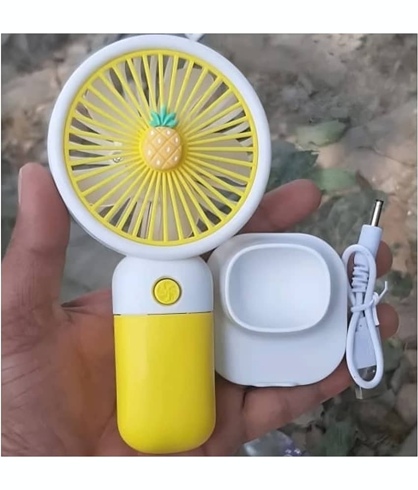 CHARKEE USB Fan Assorted Pack of Pack of 1 Rechargeable Mini Portable Handal Fan view 2